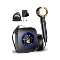 Camping douche oplaadbaar en draagbaar