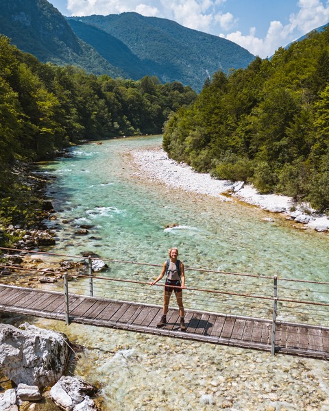 Hiken langs de Soča