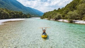 Packraft Trail Slovenië Bianca van Vrolijk op reis