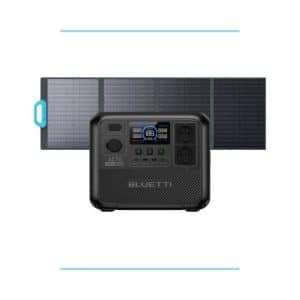 Bluetti AC70 power station met zonnepaneel