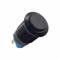 drukschakelaar zwart 12V 24V